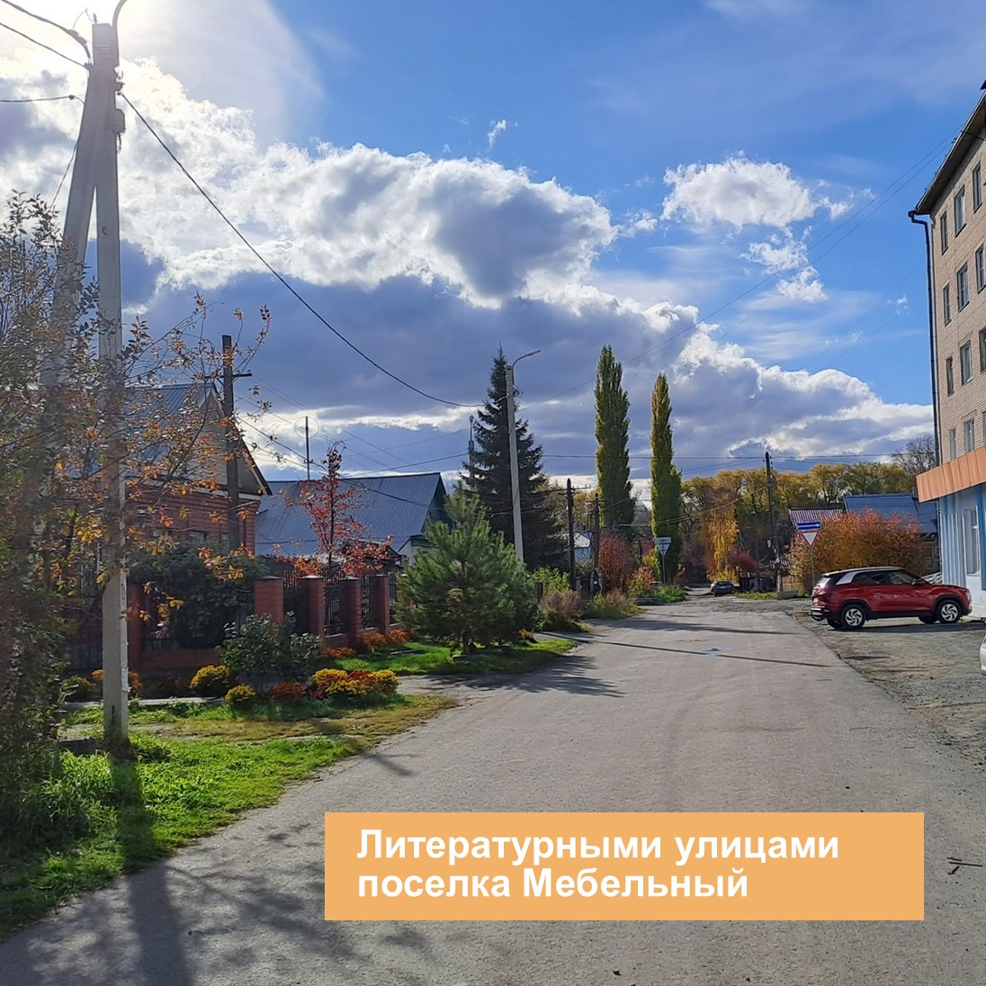 Литературными улицами посёлка Мебельный